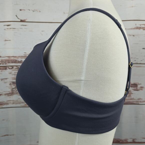 Soma Embraceable Perfect Coverage Bra Dark Grey Size 36D - Picture 2 of 4